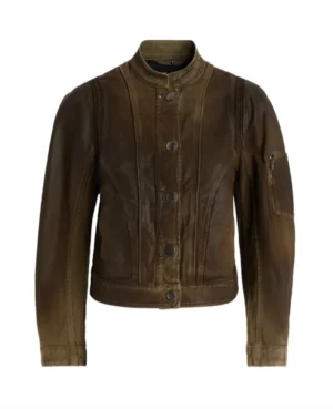 High HIGH denim jacket Tendril dark olive green