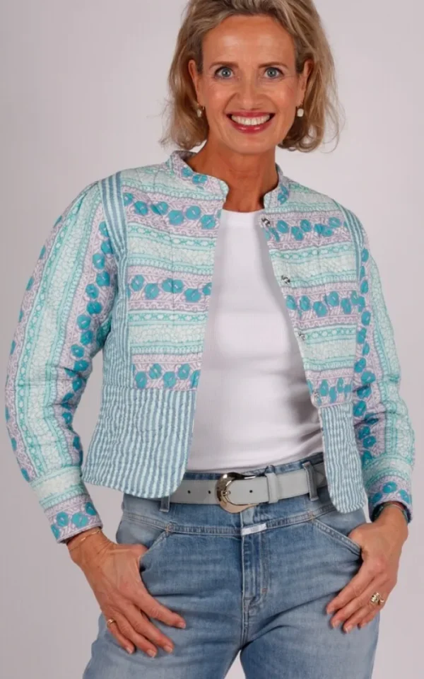 Antik Batik Antik Batik jasje blauw