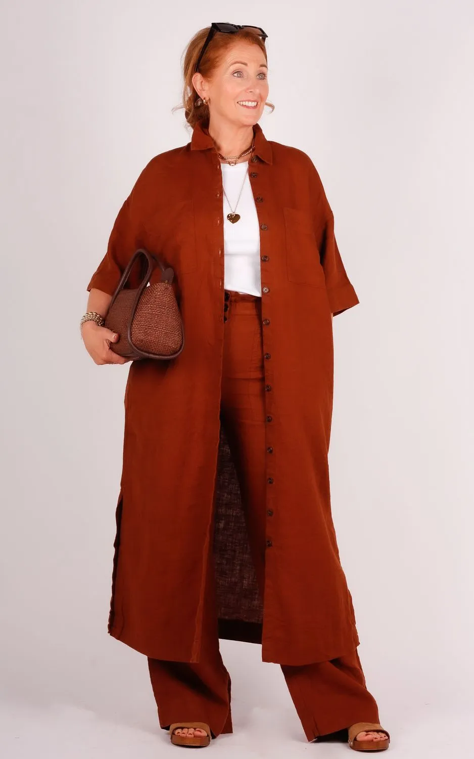 des-petit-hauts-estampe-bruin-5 Des petit Hauts Des Petits Hauts jurk Estampe bruin