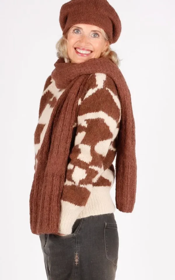 INTI INTI Knitwear sjaal bruin