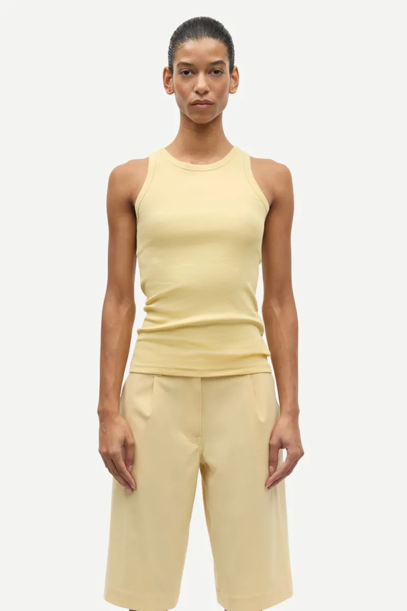 samsoe-samsoe-f00001111-geel Samsoe samsoe Samsøe Samsøe Alexo tank top