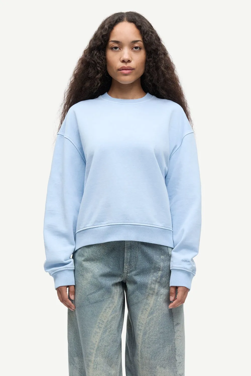samsoe-samsoe-f10000056-blauw-4 Samsoe samsoe Samsøe Samsøe Savan sweat