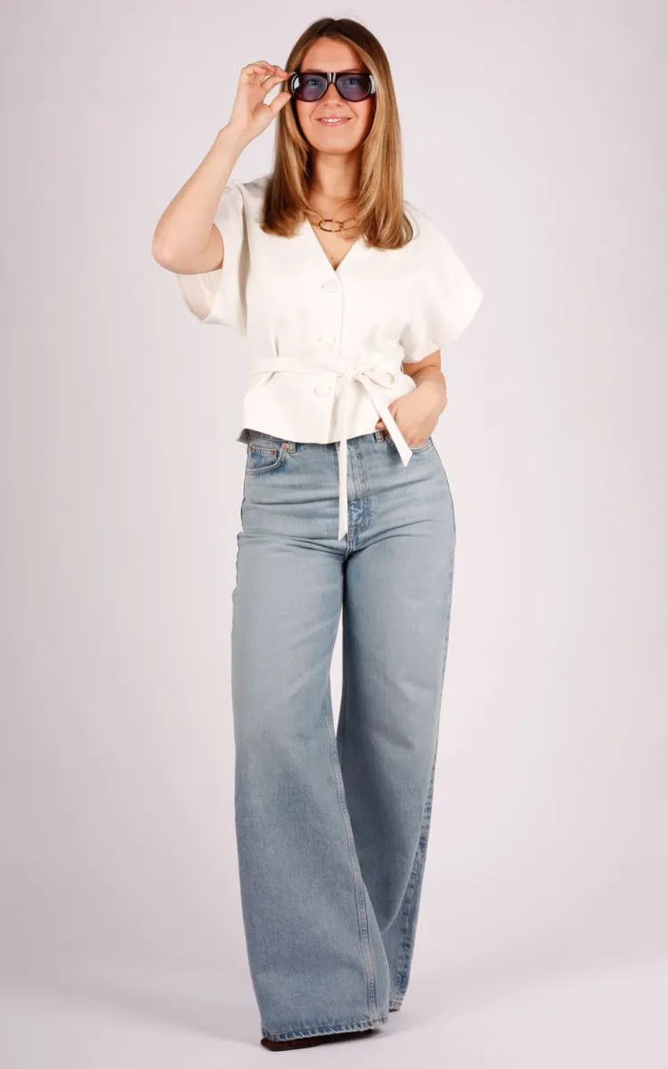 samsoe-samsoe-f21400135-blauw Samsoe samsoe Samsøe Samsøe Rebecca jeans lengte 32