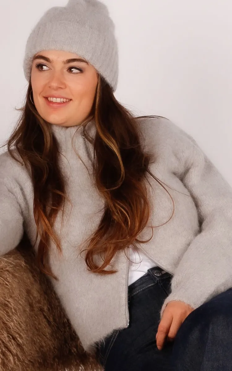 samsoe-samsoe-f24400056-grijs Samsoe samsoe Samsøe Samsøe Sajeanne beanie