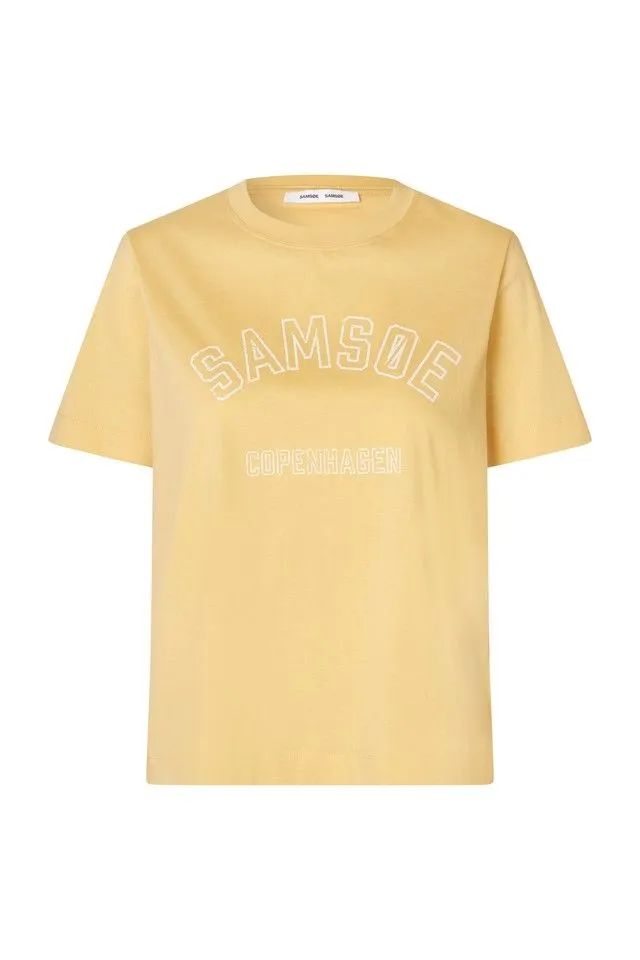 samsoe-samsoe-f25200025-geel-2 Samsoe samsoe Samsøe Samsøe Sacamino t-shirt
