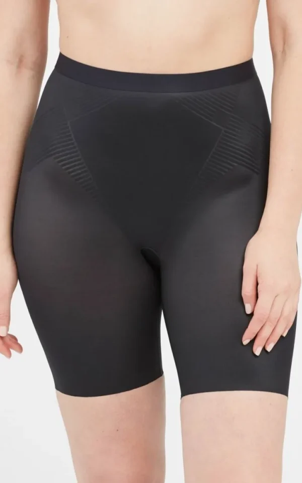 Spanx Spanx mid thigh short zwart