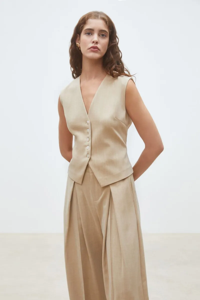 suncoo-dylan-beige Suncoo Suncoo Paris Dylan gilet