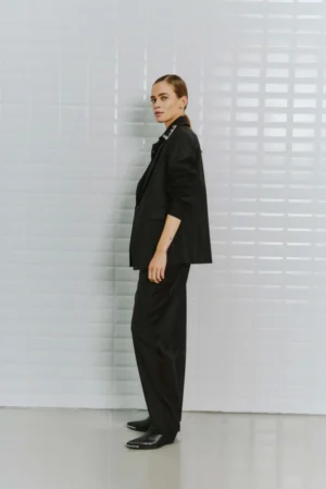 Withblack With Black tailored tuxedo pant Adele