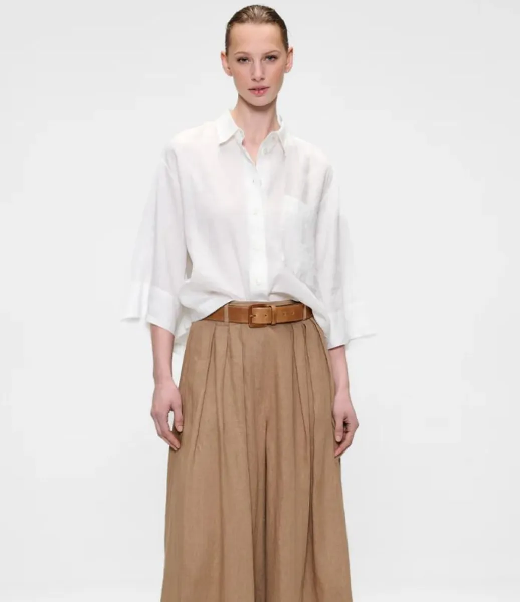 zenggi-x04-1027-640-wit Zenggi Zenggi linnen blouse X04-1027 640 wit